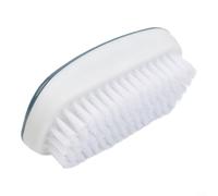 Cepillo de cerdas rígidas para limpieza profunda de lechada y azulejos, limpiador ergonómico de ducha de mano para paredes y suelos de baño, 13 x 6 cm (azul)