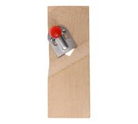 Cepillo de Chaflán Manual para Carpintería, Biselado a 45 Grados | Placas de Yeso y Tablas, Trabajo DIY en Madera, Precisión, Fácil Uso, Acabado Beige, Fibra y Acero