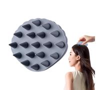 Cepillo de champú, cepillo masajeador del cuero cabelludo | Scrubber de pelo de silicona | Peine de masaje en forma de concha, cómodo cepillo para el cabello de ducha, scrubber pe