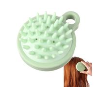 Cepillo De Champú De Silicona - Peine Para Fregar El Cuero Cabelludo, Cerdas De Silicona Suaves Antipicazón | Herramienta Portátil Perfecta Para Champú Y Masaje, Cepillo Exfoliante Y D