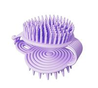 Cepillo de champú, limpiador del cuero cabelludo, masajeador de pelo, limpiador de cuero cabelludo, doble cara, cepillo manual para el cuidado del cuero cabelludo, cepillo exfoliante para el cuero