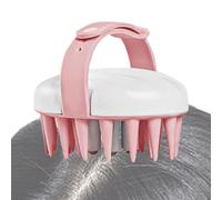 Cepillo de champú masajeador de cabelludo, cepillo alisador del cabelludo, herramienta de masaje para el cabello, diseño portátil, agarre cómodo, 8,5 cm, para hombres y mujeres y uso en la