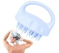 Cepillo de champú, masajeador de cepillos de pelo, cepillo de silicona para lavar el cabello, cepillo de pelo para mujeres y hombres, con mango para el cuidado de las raíces del pelo, para peluquería,