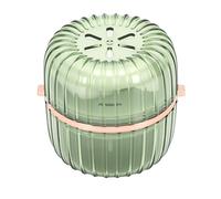 Cepillo de champú masajeador exfoliante ABS ergonómico | Red de espuma, agarre contorneado, cuidado de mascotas, para ducha y viaje, compatible con todo tipo de cabello