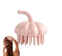 Cepillo de Champú Masajeador para Cabello Cerdas Flexibles Portátil