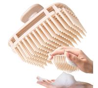 Cepillo de champú para el cabello, cepillo de masaje para el cabelludo, cepillo para lavar el cabello, masajeador de cabeza cuadrado para hombres y mujeres, cepillo de champú para cabello húmedo