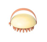 Cepillo de champú para el cuero cabelludo, exfoliante húmedo y seco del cuero cabelludo con cerdas de silicona suave, masajeador de cabeza, herramienta de cuidado del cabello(4 colores)
