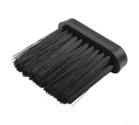 Cepillo de chimenea con mango de plástico y cerdas de sisal para limpieza de hogar y eliminación de cenizas en estufas de leña, color negro, herramienta de mejora del hogar de tamaño pequeño para