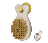 Cepillo de cocina - Mango antideslizante para eliminar la suciedad | Dispensador de jabón Cepillo de estropajo para parrillas, cepillo de fregadero integrado para interiores modernos de hornos