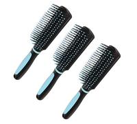 Cepillo de Cojín de 9 Filas, Cepillo Ergonómico Suave Multiusos para Desenredar el Cabello de 3 Piezas Duradero para Peluquería en Casa para Mujeres y Hombres