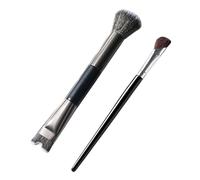 Cepillo De Contorno Y Difuminado,Brocha De Sombra Para Nariz | Herramienta De Maquillaje Con Cerdas Sintéticas En De U Para Difuminar Sombras Esfumar Y Realzar