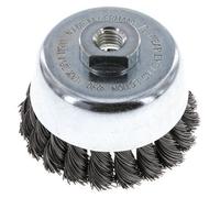 Cepillo de copa de 90 mm (M 14X2) Alambre de acero de 0,5 mm (20xtrenzado)