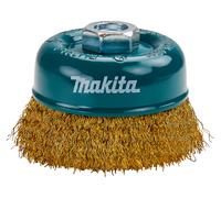Cepillo de copa de alambre de latón MAKITA, alambre corrugado 0,3 mm, 90 mm D-39780