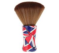Cepillo de corte de pelo para peluquero, plumero profesional para limpieza facial, cepillo para el pelo para salón de hombres, uso doméstico, mango de madera de haya, pelo suave