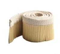 Cepillo de cubierta de nailon dorado de 70 mm de ancho, compatible con motor de husillo de enrutador CNC y máquina de grabado, accesorio al vacío, tira de sellado antipolvo para sistemas de rodillos