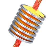 Cepillo de cuerda de escalada, cepillo de limpieza de cuerda de escalada | Cepillo de cuerda para limpieza de espeleología - Herramienta para lavar el cable de cepillo para escalada en roca, robusto p