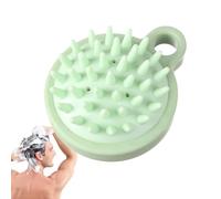 Cepillo de cuero cabelludo de ducha - lavado de pelo flexible y purificador de uso seco, cepillo de cabeza de mango ergonómico | Masajeador relajante para la rutina de baño, limpieza profunda