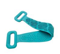 Cepillo de cuerpo de baño de silicona exfoliante largo cuerpo B ack Scrubber fácil de limpiar espumas bien respetuoso con el medio ambiente, cepillo de baño de larga duración mango largo