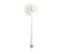 Cepillo de cuerpo de ducha con mango largo, equipo de masaje de belleza, limpiador 2 en 1 para baño, ducha, baño, ducha, cepillo corporal con mango