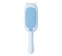 Cepillo de depilación, herramienta de aseo para gatos para el manejo del cabello, peine ergonómico suave con dientes de acero inoxidable, removedor eficaz de desprendimiento, accesorio de