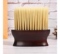 Cepillo de Depilación para el Cuello, No Daña la Piel el Mango de Madera Es Fácil de Agarrar Y Operar Cepillo de Limpieza del Cabello para Peluquería