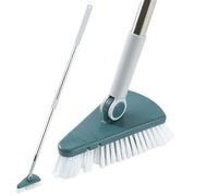 Cepillo de depuración de Ducha: Limpiador de Mango Largo, Herramienta de Piso de baño portátil | Cepillo de Lavado de bañera de Servicio Pesado, Equipo de Limpieza de baldosas Profundas, depurador de