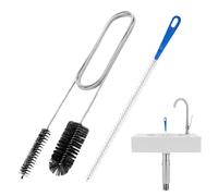 Cepillo de desagüe del Fregadero, Limpiador de Tubo Flexible de 2 Piezas, cerdas de Larga Alcance, Herramienta de removedor de Zuecos para Fregadero de Cocina, alcantarillado, conducto, Bajan