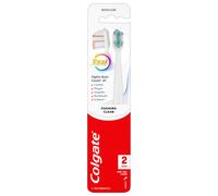 Cepillo de dientes Colgate Total Active Prevention Foaming Clean mediano (paquete de 2)
