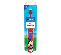 Cepillo de dientes de batera para nios oral-B con las cerdas suaves de Mickey Mouse de Disney para nios 3+