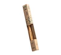 Cepillo de dientes de madera para adultos - suave - negro None