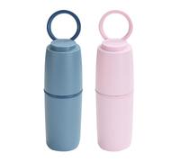Cepillo de Dientes de Viaje | Cepillo de Dientes Contenedor Viaje Estuche de Almacenamiento - 2 Partes Organizador de Almacenamiento para Pasta de Dientes Hotel Camping Extranjero Viaje de