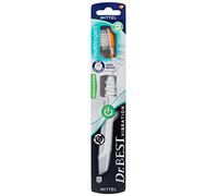 Cepillo de dientes Dr.BEST Vibration Multi Expert, medio (1 unidad), para una limpieza profunda de 3 zonas con la potencia de 20.000 vibraciones por minuto