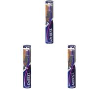 Cepillo de dientes Dr, mejor de x-entre el diente, media (Paquete de 3)