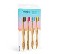 Cepillo de dientes ecológico de bambú, paquete múltiple, 4 unidades, para adultos