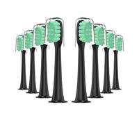 Cepillo de dientes eléctrico 16 piezas, compatible con Soocas X3Pro / X3U X5 V1 V2 X1, cepillo blanqueador(BlackB)