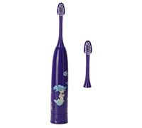 Cepillo de Dientes Eléctrico, Cepillo de Dientes Eléctrico, Resistente Al Agua, Fácil de Limpiar Y Mantener, Viaje, Niñas, Niños, Hogar(Sirena púrpura)