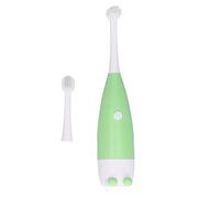 Cepillo de dientes eléctrico - Cepillo de dientes eléctrico sónico para niños pequeños Cepillo de dientes automático para bebés Cepillos de dientes de limpieza de plástico para niños Cepillo(Verde)