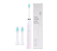 Cepillo de dientes eléctrico con cabezales de cepillo para 180 días, 5 modos de limpieza, 3 dinámicas, 2 temporizadores