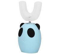 Cepillo de Dientes Eléctrico con Cepillo de Dientes en Forma de U, Cepillo de Dientes Eléctrico para Niños, Cepillo de Dientes de Modelado de Dibujos Animados Tipo U con 1 Cabezal de Cepillo(Azul)