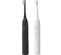Cepillo de dientes eléctrico de nueva generación con tecnología de doble acción (oscilación y vibración), cabezal de cepillo suave de TPE apto para alimentos y cerdas científicamente desarrolladas.