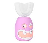 Cepillo de Dientes Eléctrico en Forma de U para Niños, Cepillo de Dientes de Modelado de Dibujos Animados Tipo U con Cabezales de Cepillo, para Niños Pequeños de 2 a 14 Años, Tres Engranajes