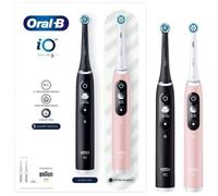 Cepillo de dientes eléctrico iO Serie 6 (paquete de 2) (negro/rosa) - ORAL-B