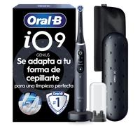 Cepillo de dientes eléctrico iO9 Negro con 1 cabezal y estuche de carga viaje y estuche magnético