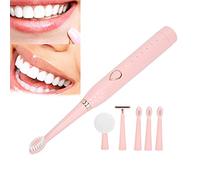 Cepillo de dientes eléctrico, limpio a fondo Cepillo de dientes de limpieza Úselo en cualquier momento para la familia para el hogar(Rosa, Tipo de torre inclinada de Pisa)