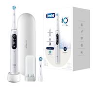 Oral-B iO Series 6 - Cepillo de dientes eléctrico, 2 cabezales de cepillo, 5 modos de cepillado para el cuidado dental, regalo de San Valentín para él o ella, pantalla y estuche de viaje, diseñado por