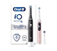 Cepillo de Dientes Eléctrico ORAL B iO 6 Duo Negro+Rosa