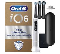 Cepillo de dientes eléctrico Oral-B iO 6 | Gris | 3 cabezales de cepillo | Estuche de viaje premium