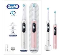 Cepillo de dientes eléctrico Oral-B iO Series 6 Duo (blanco/rosa) paquete de 2