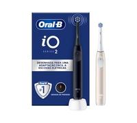 Cepillo de Dientes Eléctrico ORAL-B IO2 Dúo Negro/Rosa (2 Unidades)