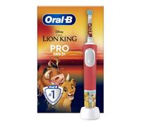 Cepillo de dientes eléctrico Oral-B Kids Vitality Pro, 2 modos, temporizador 2 min, batería integrada, rojo/multicolor